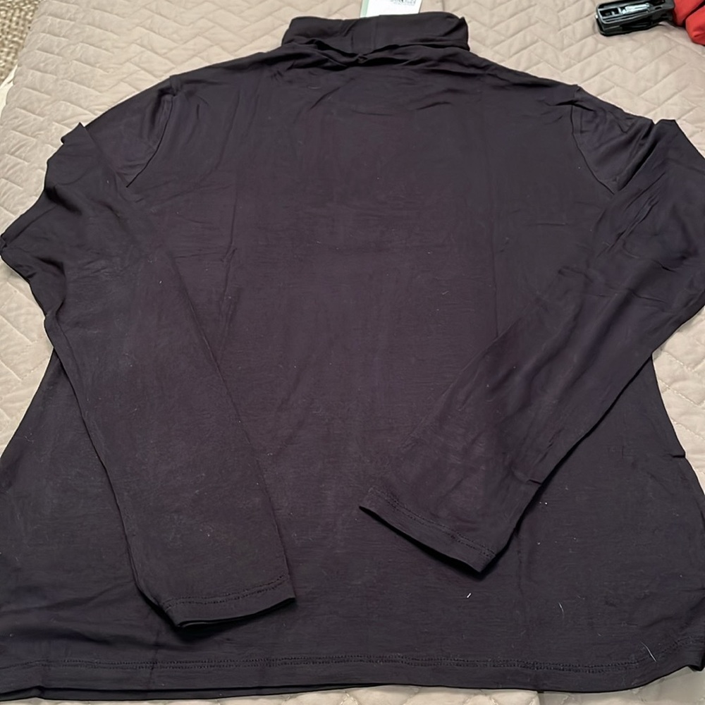 H&M Black Turtleneck Top/NWT/Large - Picture 11 of 13